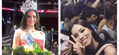 Walang arteng beauty queen! Miss World PH 2017 Laura Lehmann wows netizens with photo of her epic MRT ride