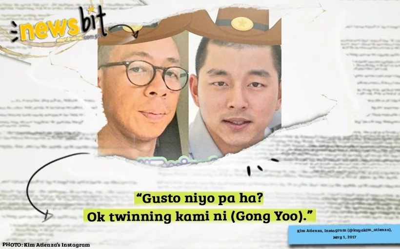 Look! Host Kim Atienza Strongly Believes That Goblin actor Gong Yoo Is His Doppelganger! Look! Host Kim Atienza Strongly Believes That Goblin actor Gong Yoo Is His Doppelganger!