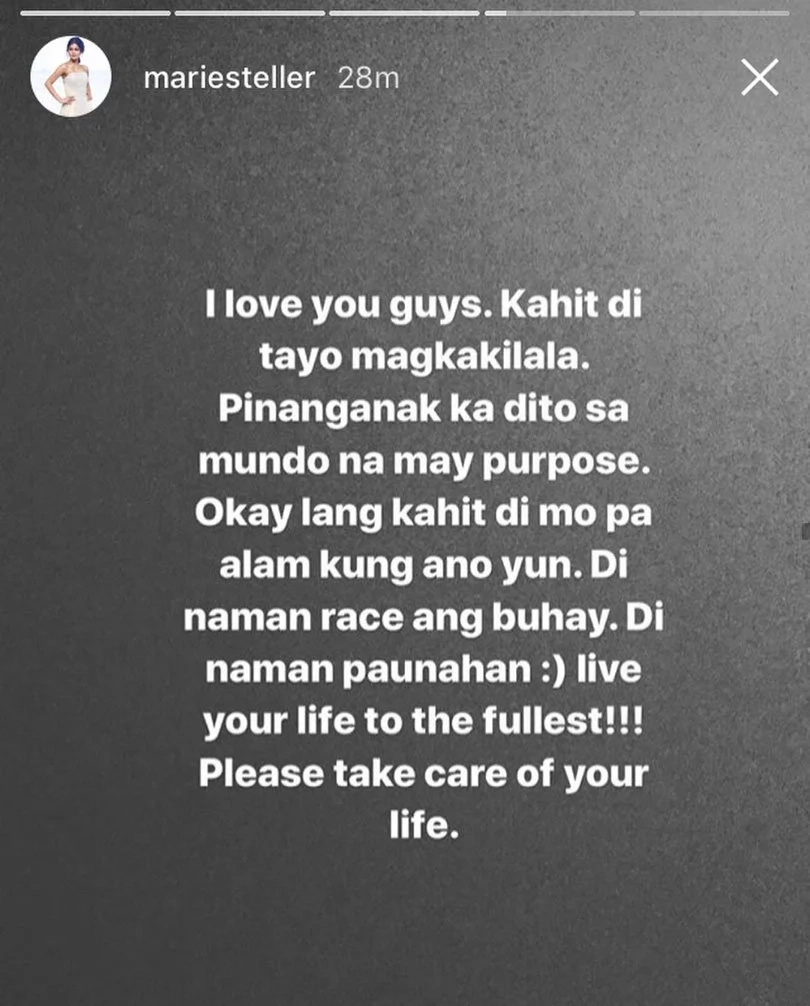 Maris Racal earns netizens praises for going out of her way to give hope to those who want to end life Maris Racal earns netizens praises for going out of her way to give hope to those who want to end life