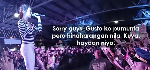 Kathryn Bernardo Apparently Annoyed by Security Marshals for Blocking Her Fans Kathryn Bernardo Apparently Annoyed by Security Marshals for Blocking Her Fans