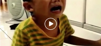Sobrang cute! Crying toddler devastated after mother "murders" cockroach