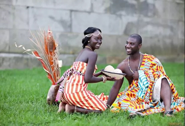 Traditional wedding outfits in Africa