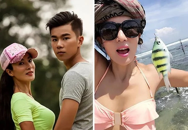 Meet 49-year-old mom who looks so young people think she is her 22-year-old son’s lover (photos, video)