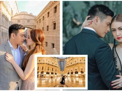 Ang gaganda! Alfred Vargas and Yasmine Espiritu’s romantic pre-nuptial photos in Italy.