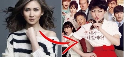 A "Kapamilya" princess as Shim Eun-kyung in the Filipino adaptation of the South Korean movie "Miss Granny"