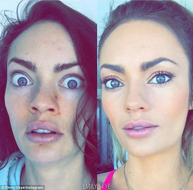 This Girl Shares Before & After Make Up Snaps And Oh My God This Girl Shares Before & After Make Up Snaps And Oh My God