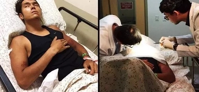 Jake Cuenca was rushed to the hospital after suffering a shocking accident in Pasay City!