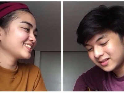 Ito ang goals! Sweet couple shares their lovely song cover of 'Can't Help Falling In Love' in their monthsary