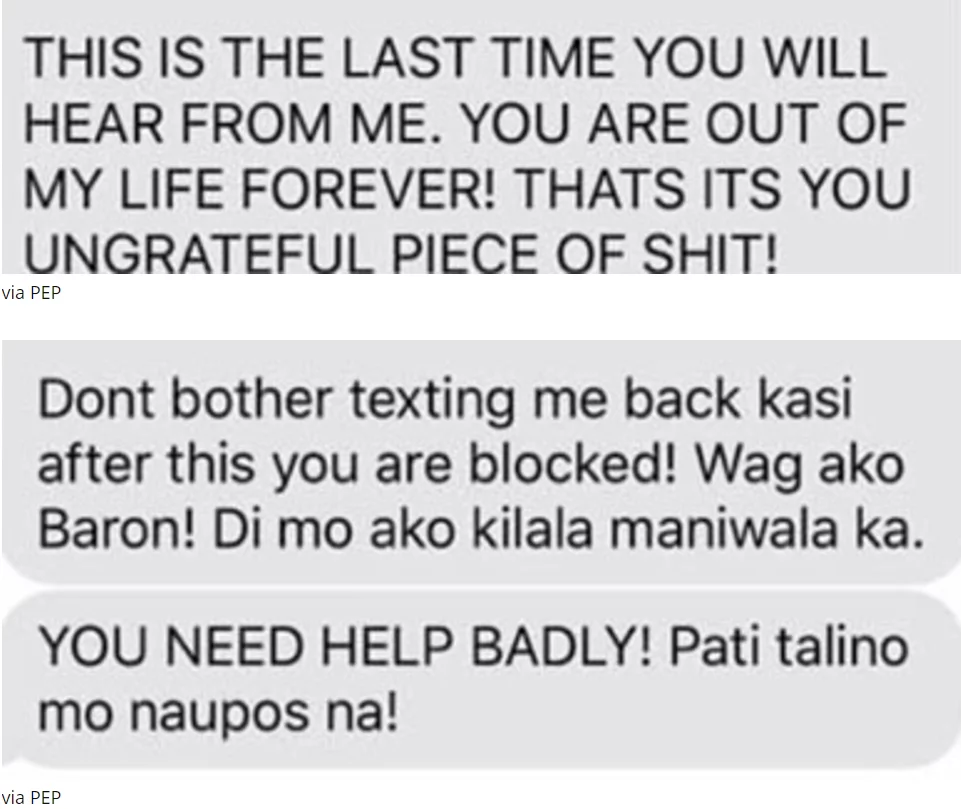 Baron Geisler and Nadia Montenegro argue over unreturned car Baron Geisler and Nadia Montenegro argue over unreturned car