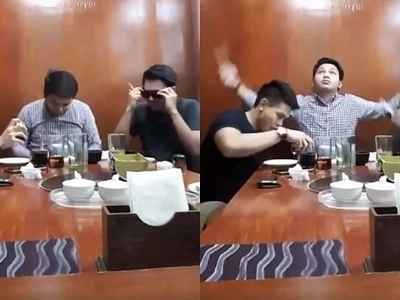 These Pinoys guys claim they have no Boomerang app so they have to do this instead!