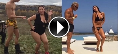 This Russian couple parodies the dance of the Italian millionaire, and now I can’t stop laughing