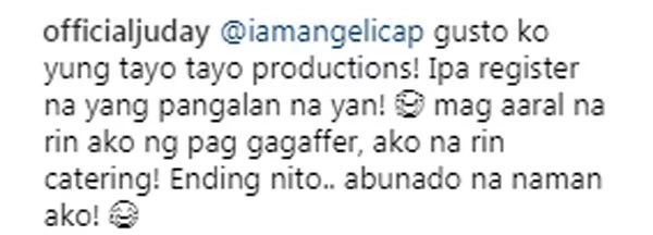 Is Judy Ann Santos' new hair symbollic of a possible new business venture with Angge? Is Judy Ann Santos' new hair symbollic of a possible new business venture with Angge?