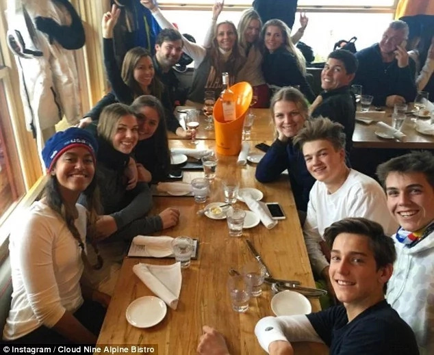 Image result for Malia Obama Dining Sons and Daughters Of Billionaires