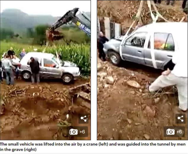 Man loved his car more than anything, that instead of a coffin, he was buried inside his vehicle when he died Man loved his car more than anything, that instead of a coffin, he was buried inside his vehicle when he died