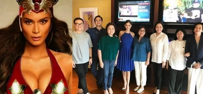 Pia Wutzbach just had a lunch meeting with ABS-CBN executives. Will she be playing 'Darna'?