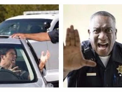 A Police officer was shocked after he asked a car to pull over. Find out what he saw in the passenger seat!