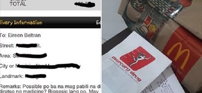 Nakakatouch! McDonald’s delivery buys sick customer medicine will restore your faith in humanity