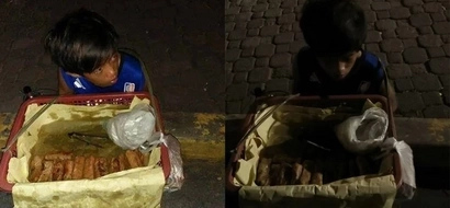 Young boy dedicating himself to work for his grandmother touches the hearts of netizens