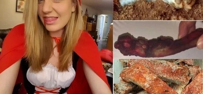 Nakakadiri! Woman kills off Chinese takeaway after her box of spare ribs shows 'dog paws'