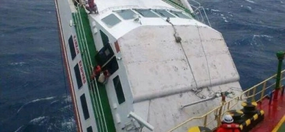 Sana mahanap pa sila! Sinking cargo vessel in Batanes includes 2 missing crew members