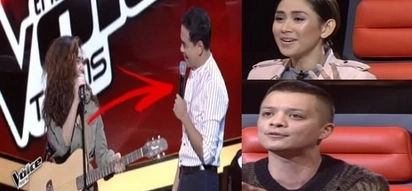 John Lloyd Cruz Graced The Voice Teens Philippines. Lloydie Gave Support To Sarah Geronimo As The Auditionee Is Turned Between Coach Bamboo & Sarah G.