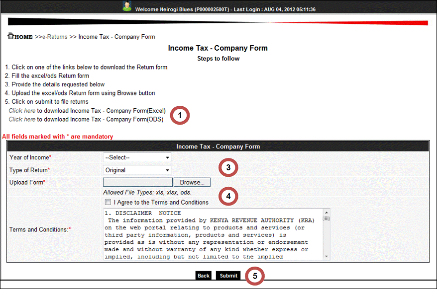 Filing tax returns Kenya user guide for tax returns Kenya Tuko.co.ke