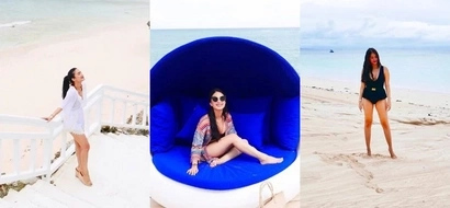 Buhay bakasyonista! Heart Evangelista is having a lot of fun under the sun at Balesin
