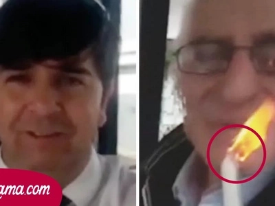 El conductor del autobús obligó a este anciano a soplar esta vela por una razón que dejó a todos los pasajeros sin palabras