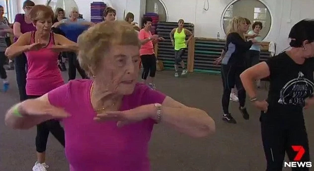 Meet Great-grandma, 94, Who Hits TEN Gym Classes Each Week And Adores Hugging Young Men (photos, Video) Meet Great-grandma, 94, Who Hits TEN Gym Classes Each Week And Adores Hugging Young Men (photos, Video)