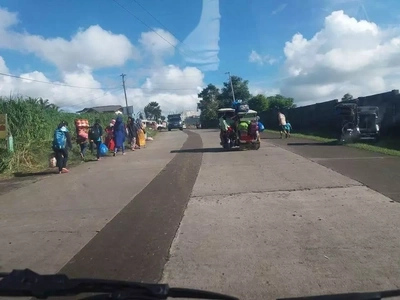 These students walked 32 kilometers from Marawi to Iligan to escape terror attacks from ISIS-backed Maute group