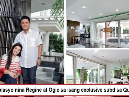 Napaka-bongga ng bahay nila! Regine Velasquez and Ogie Alcasid give a glimpse of their hilltop palace in exclusive Quezon City Subdivision