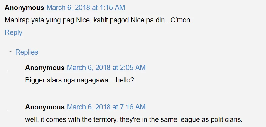 Panget daw ang ugali? Mangyan blogger rants on Twitter about Sofia Andres' alleged "attitude problem" Panget daw ang ugali? Mangyan blogger rants on Twitter about Sofia Andres' alleged "attitude problem"