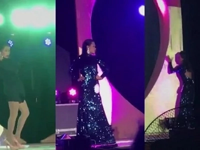 This gay pageant contestant pulled out all the stops in this competition with his fierce and funny moves!