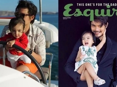 Esquire Philippines featured two dads Dingdong Dantes and Baby Z and Team kramer for Father's Day Special cover for June issue