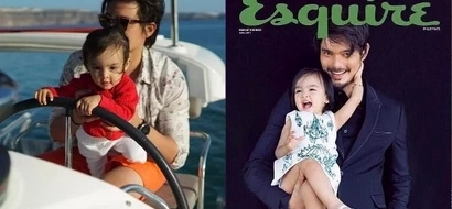 Esquire Philippines featured two dads Dingdong Dantes and Baby Z and Team kramer for Father's Day Special cover for June issue