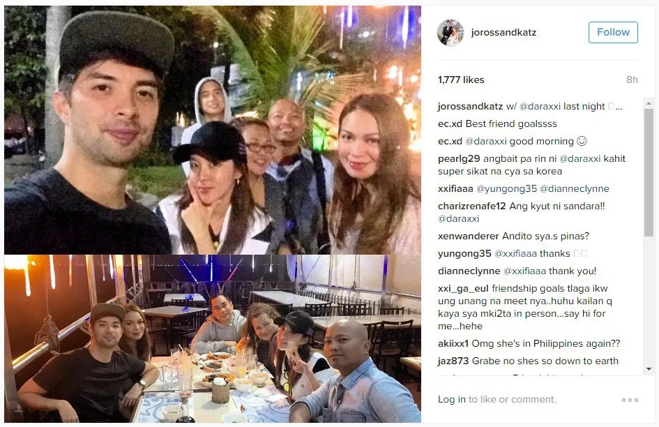 Sandara Park gushes about John Lloyd Cruz Sandara Park gushes about John Lloyd Cruz