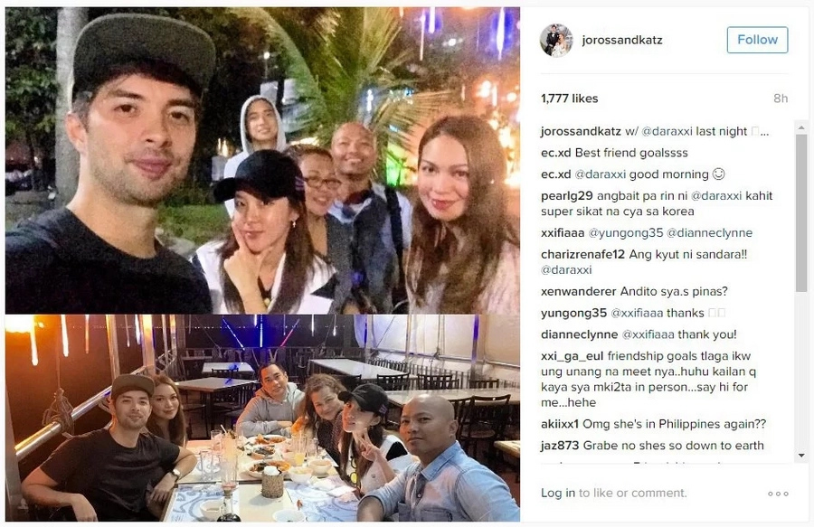 Sandara Park gushes about John Lloyd Cruz Sandara Park gushes about John Lloyd Cruz