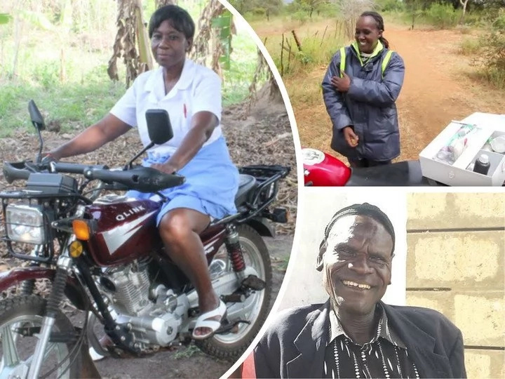 This Kenyan midwife on BIKE is in the race to save lives of babies and pregnant women (photos)