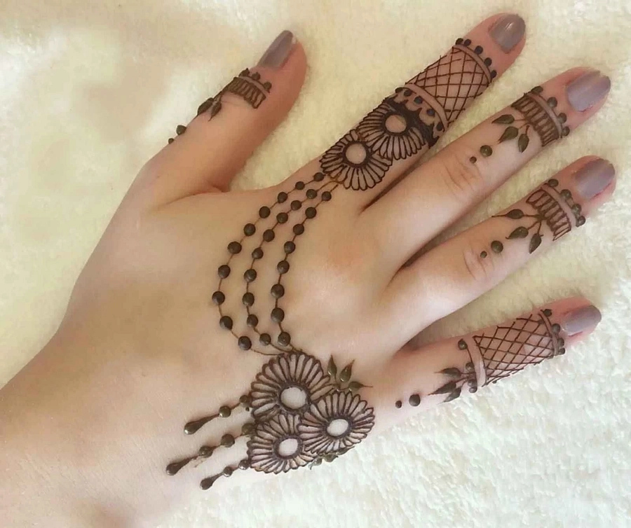 Best Mehndi  designs simple  black henna  designs in 
