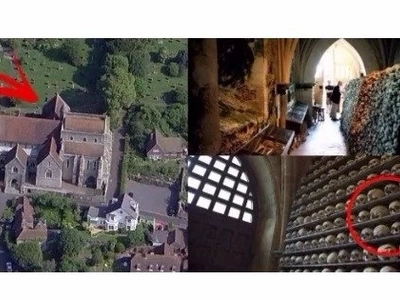 A church with a collection of human skulls and skeletons! Hard to believe, but yes, it actually exists!