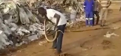 Voodoo Snake Charmer Catches A Snake With His Bare Hands And Puts It To Sleep