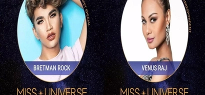 Venus Raj, Bretman Rock stationed at Miss U red carpet