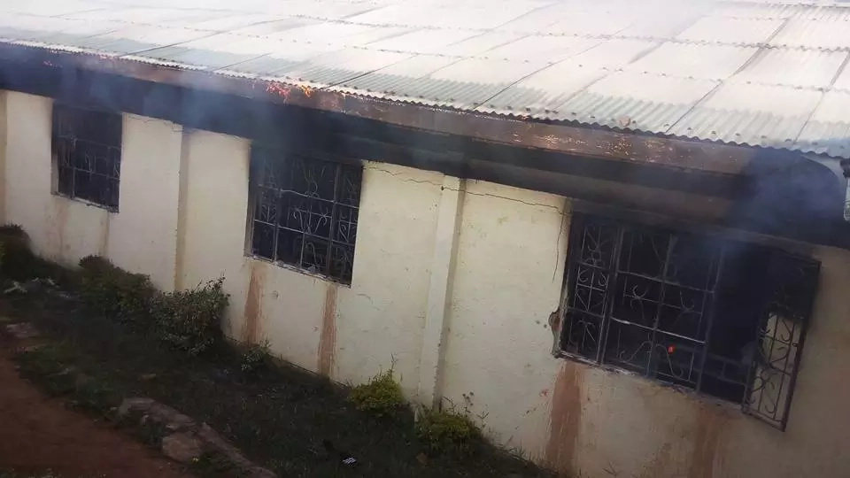 Kaimosi Boys school dorm engulfed in fire