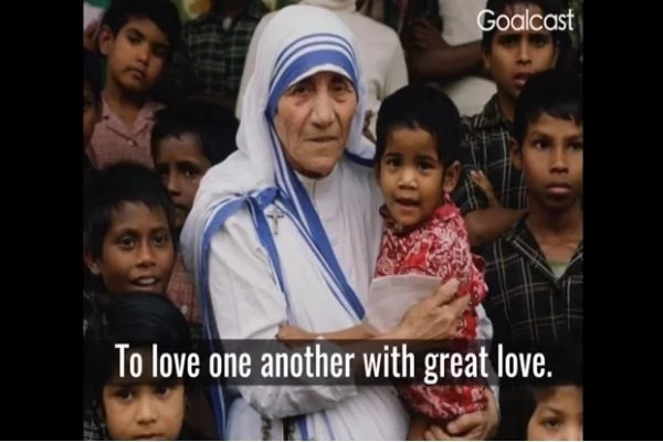 Mother Teresa Reminds Us Again To Love One Another. This Is A Video Showing Saint Teresa of Calcutta Making A Speech Of Loving One Another. Mother Teresa Reminds Us Again To Love One Another. This Is A Video Showing Saint Teresa of Calcutta Making A Speech Of Loving One Another.