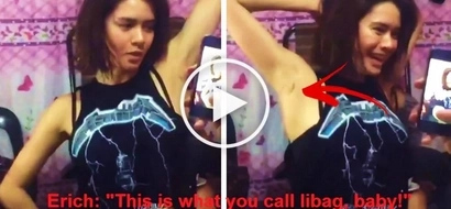 Watch Erich Gonzales proudly show off the 'libag' on her armpit! This unexpected wacky video shocked her fans!