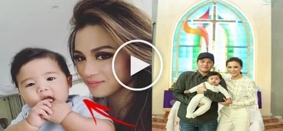 The Super Adorable Baby Seve Finally Uttered Mama! And Mommy Celestine Is Definitely Happy About It.