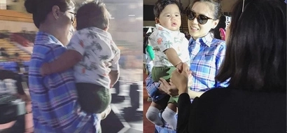 Baby Seve Soriano visits his mommy Toni at work and his reaction is just priceless!