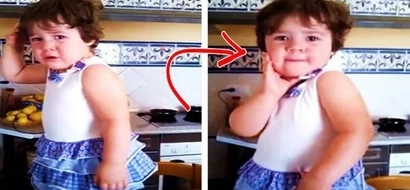 This hilarious little girl was throwing a giant tantrum. Her behavior completely changed when someone wanted to take her photo!