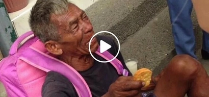 Kawawa naman si Lolo! Homeless old man cries for help to be with family in Aurora
