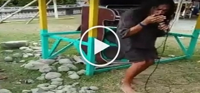 Talented 'taong grasa' shocks netizens with his powerful rendition of Sarah Geronimo hit song